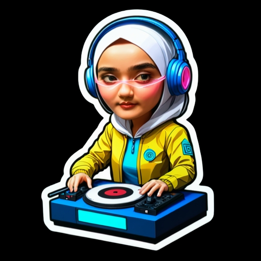 Electronic Beat - Travel and Place sticker for WhatsApp and Telegram