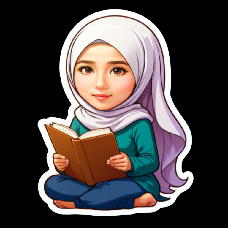 Doing Homework - Activity sticker for WhatsApp and Telegram