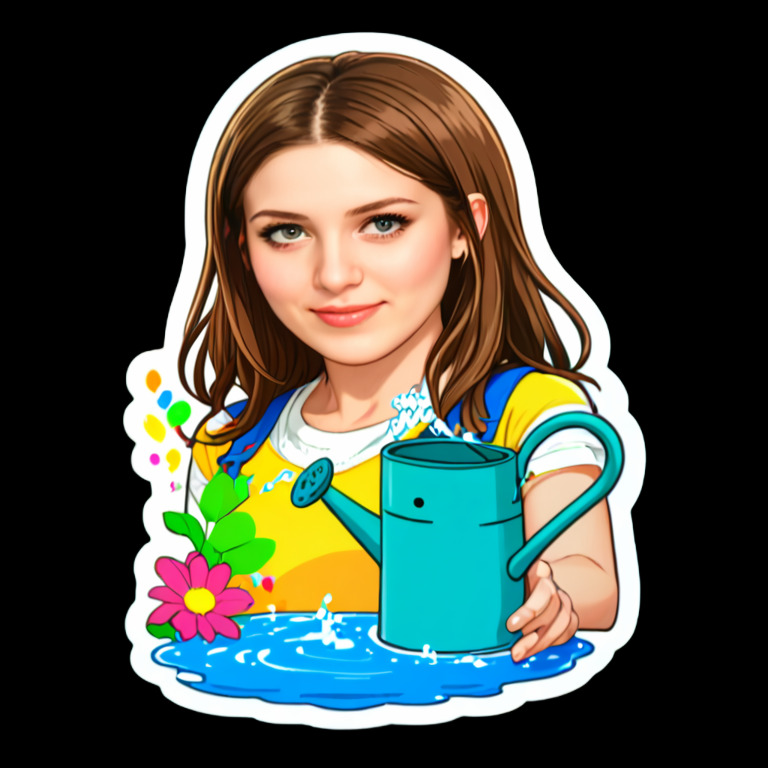 Gardening Time - Activity sticker for WhatsApp and Telegram