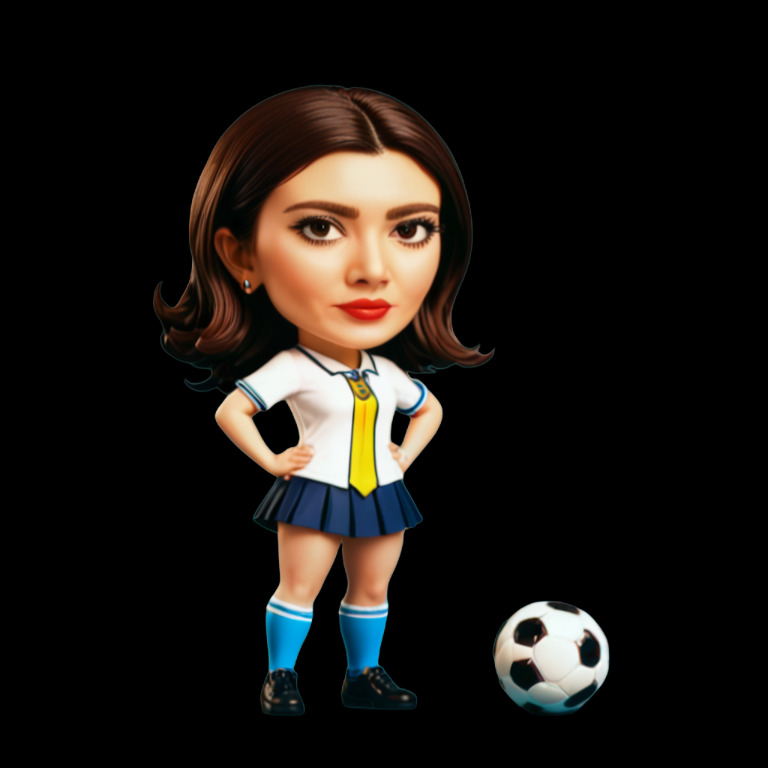 Taking a penalty kick - Activity sticker for WhatsApp and Telegram