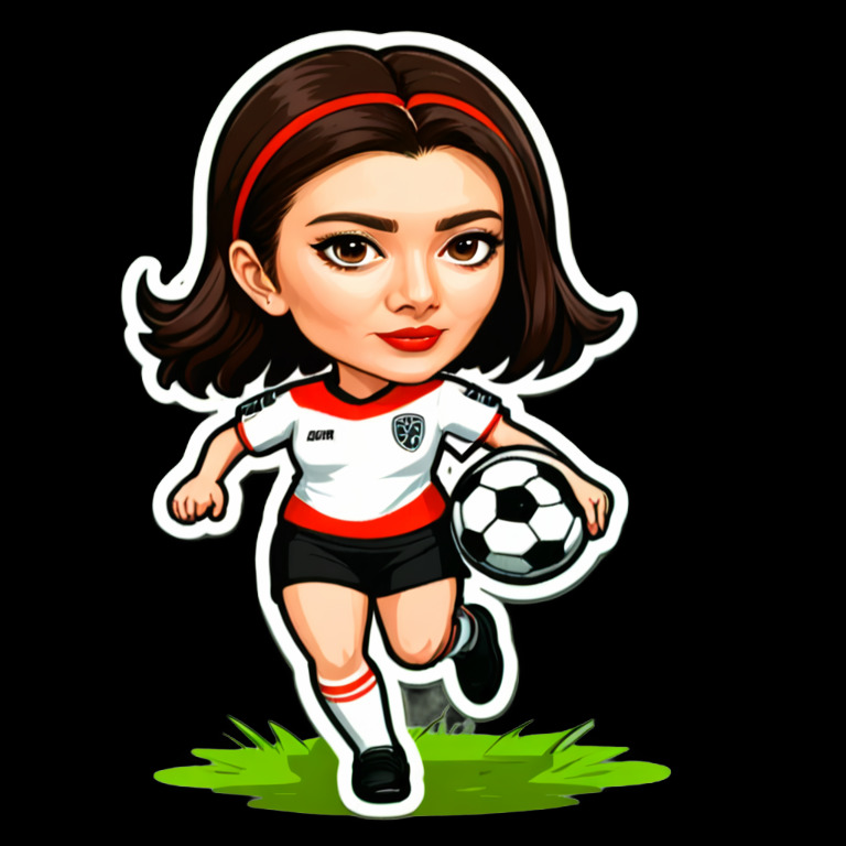 Dribbling on the field - Activity sticker for WhatsApp and Telegram