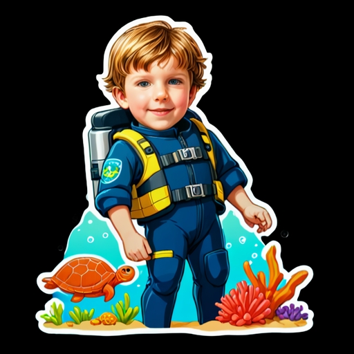 Underwater Diving - Travel and Place sticker for WhatsApp and Telegram