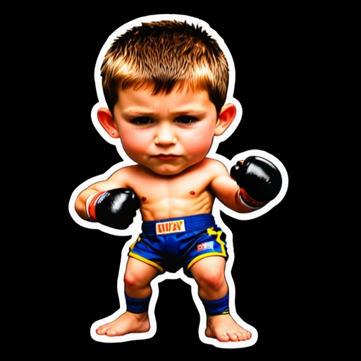 Muay Thai Pose - Activity sticker for WhatsApp and Telegram
