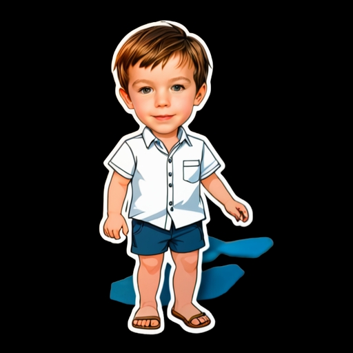 Sunset Beach Walk - Travel and Place sticker for WhatsApp and Telegram