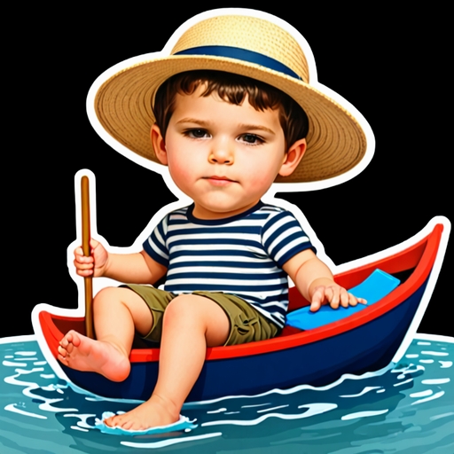 Venice Gondola Ride - Travel and Place sticker for WhatsApp and Telegram