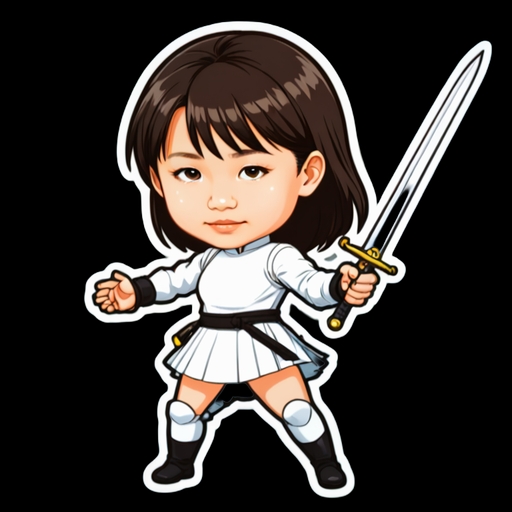 Fencing Duel - Activity sticker for WhatsApp and Telegram