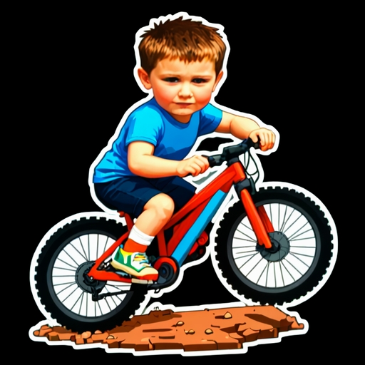 Mountain Biking - Activity sticker for WhatsApp and Telegram