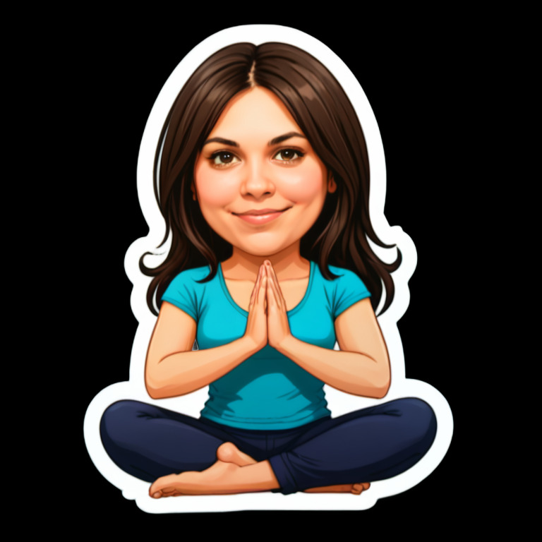 Yoga Stretching - Activity sticker for WhatsApp and Telegram
