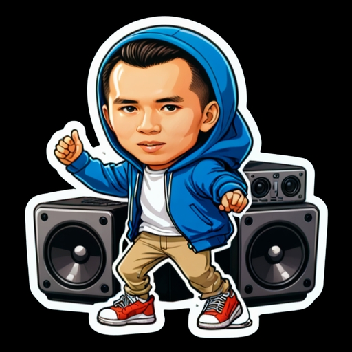 Hip Hop Energy - Travel and Place sticker for WhatsApp and Telegram
