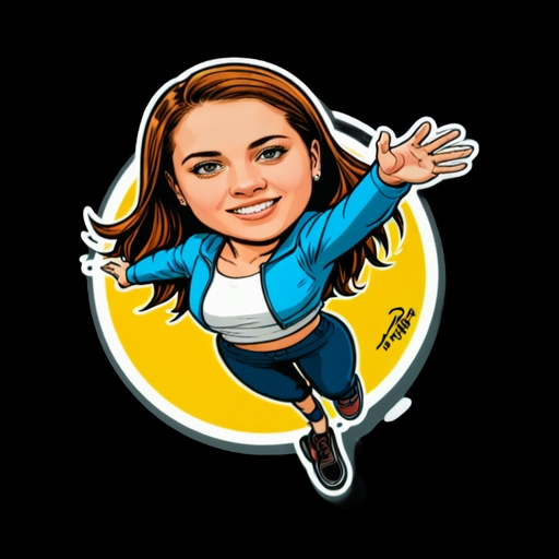 Discus Spin - Activity sticker for WhatsApp and Telegram