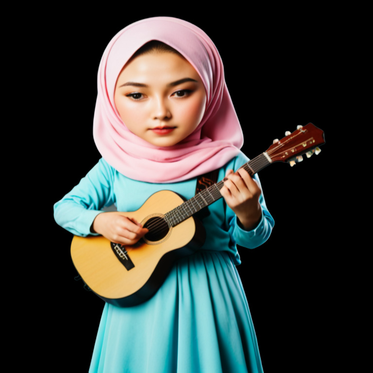 Playing Guitar - Activity sticker for WhatsApp and Telegram
