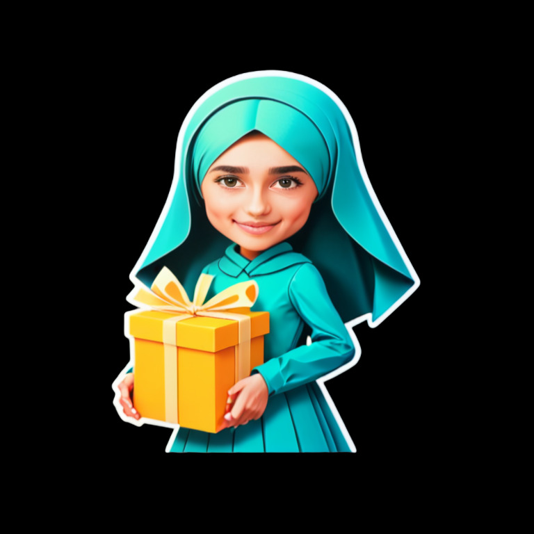 Heartfelt Gift - People sticker for WhatsApp and Telegram