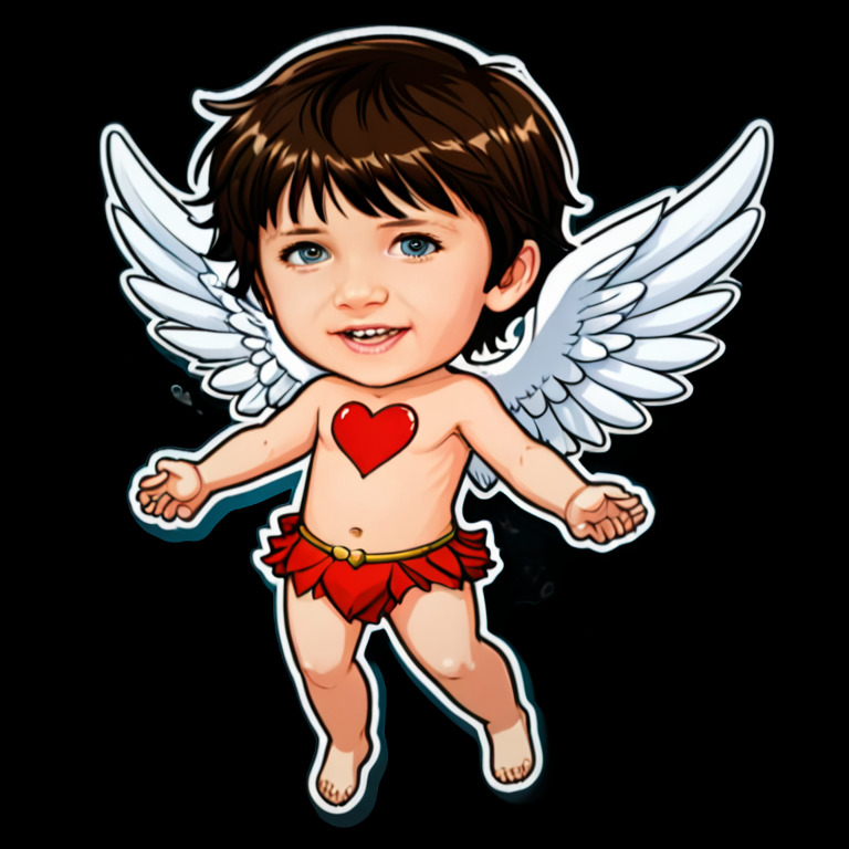 Cupid's Arrow - People sticker for WhatsApp and Telegram