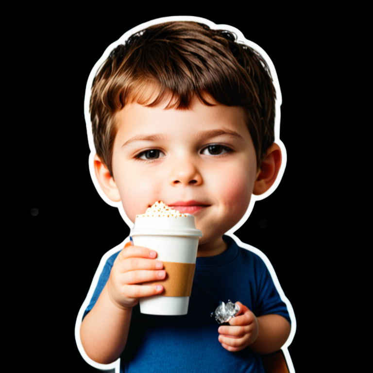 Fancy coffee flex - Activity sticker for WhatsApp and Telegram