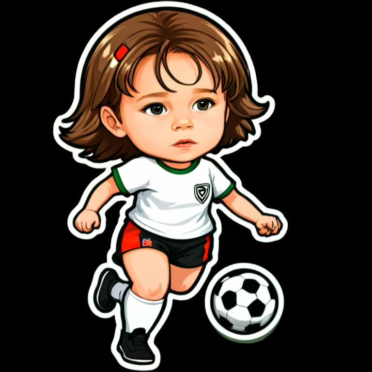 Dribbling on the field - Activity sticker for WhatsApp and Telegram