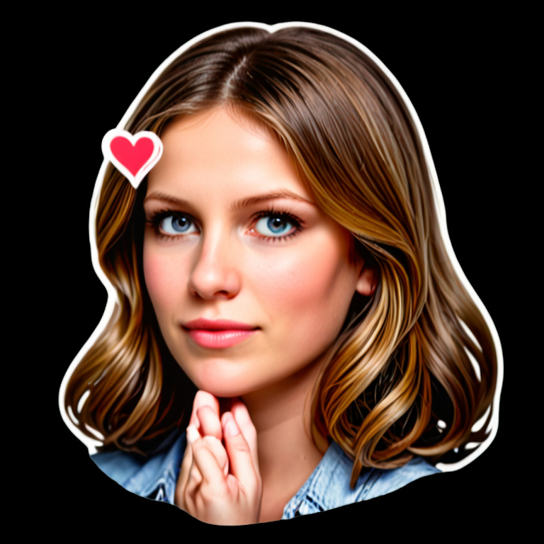 Longing Gaze - People sticker for WhatsApp and Telegram