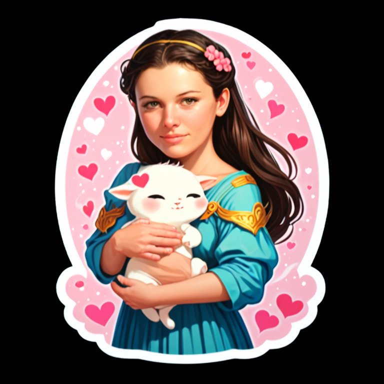 Affectionate Embrace - People sticker for WhatsApp and Telegram