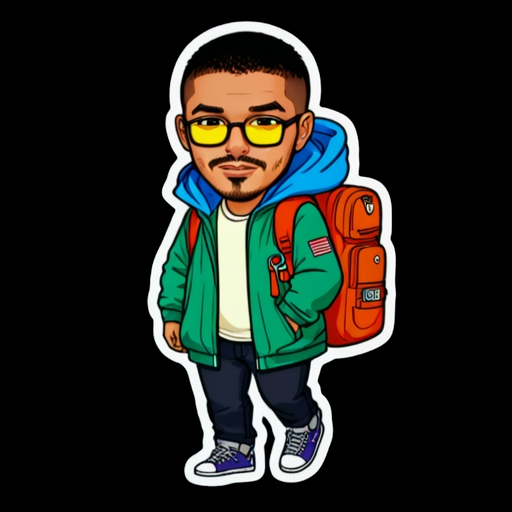 Night Market Lights - Travel and Place sticker for WhatsApp and Telegram