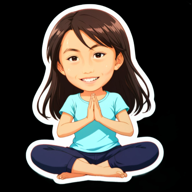 Yoga Stretching - Activity sticker for WhatsApp and Telegram