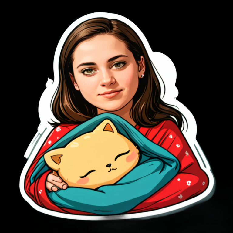 Taking a Nap - Activity sticker for WhatsApp and Telegram