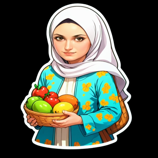 Local Market Visit - Travel and Place sticker for WhatsApp and Telegram