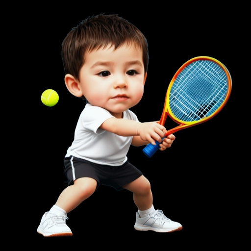 Tennis Backhand - Activity sticker for WhatsApp and Telegram