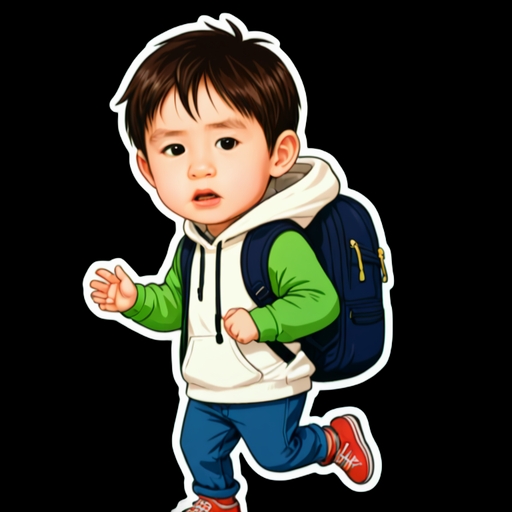 Airport Excitement - Travel and Place sticker for WhatsApp and Telegram