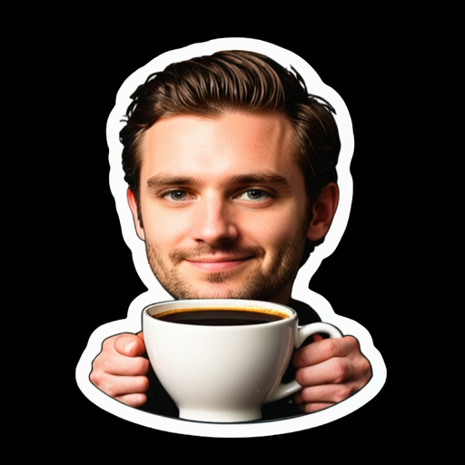 Coffee Art - Food & Drink sticker for WhatsApp and Telegram