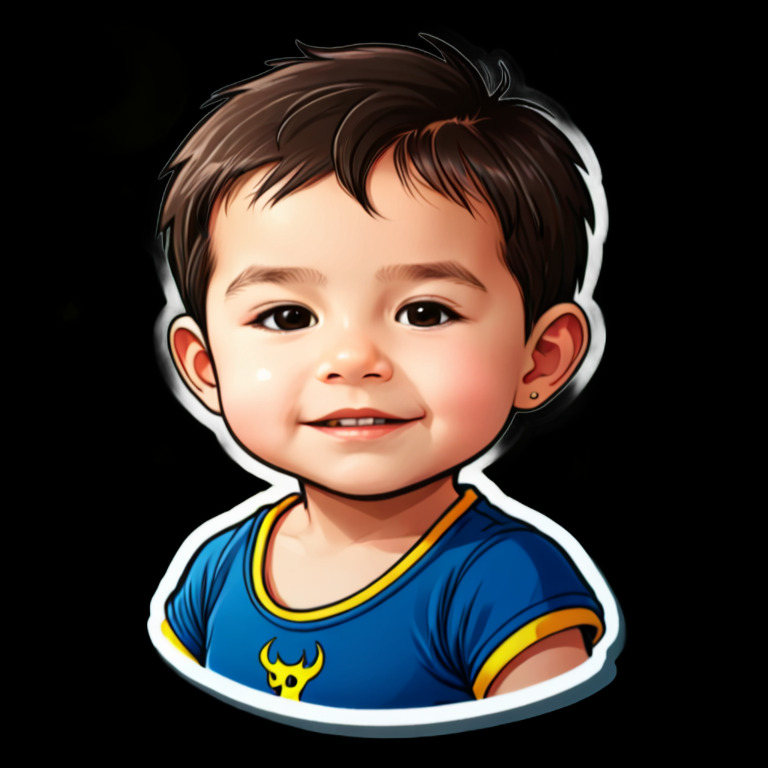 Radiant Happiness - Smiley sticker for WhatsApp and Telegram