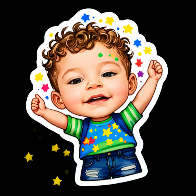 Victorious Cheer - Smiley sticker for WhatsApp and Telegram