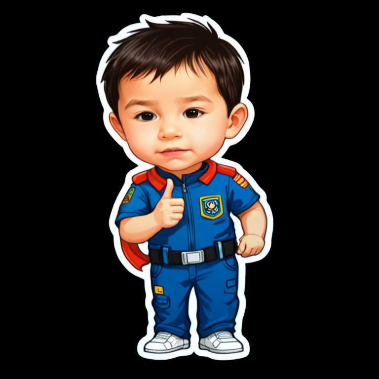 Respectful Salute - Smiley sticker for WhatsApp and Telegram