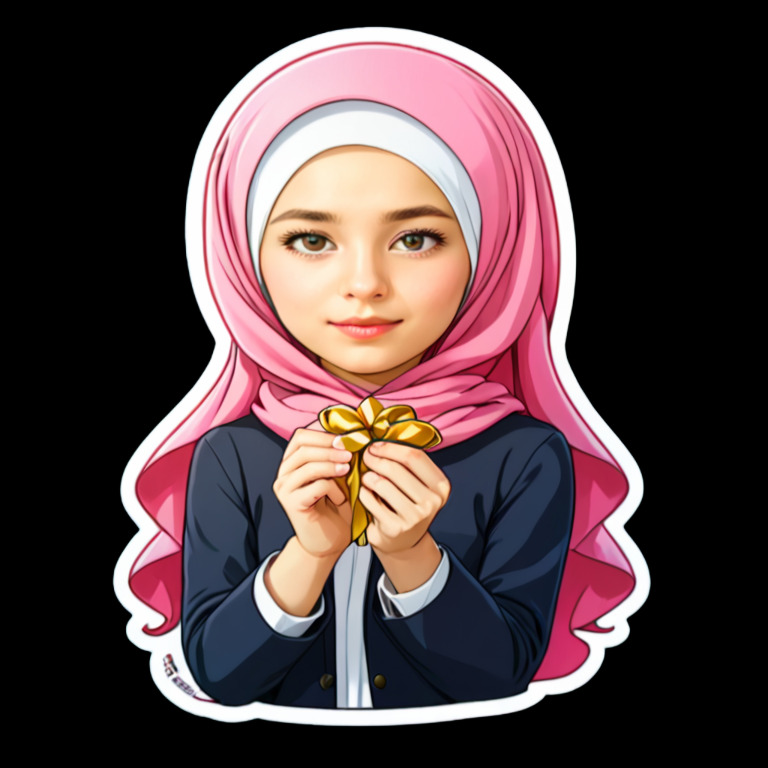 Pinkie Promise - People sticker for WhatsApp and Telegram