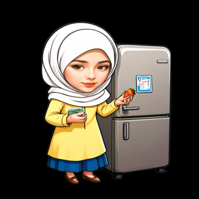 Midnight snack hunt - Activity sticker for WhatsApp and Telegram