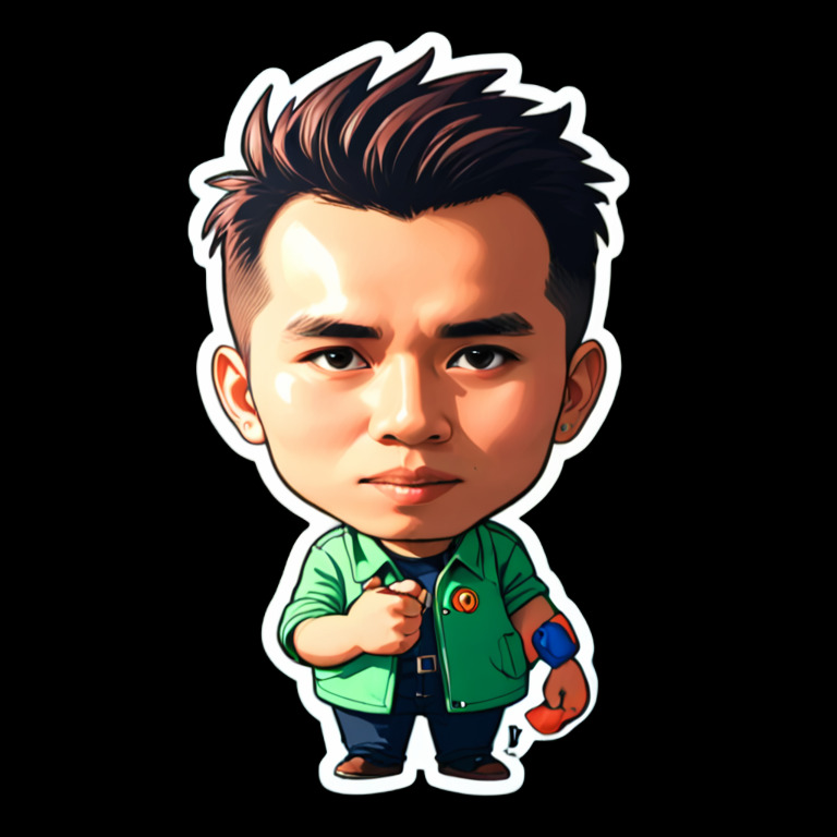 Annoyed but calm - Activity sticker for WhatsApp and Telegram