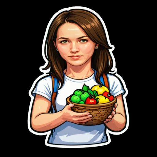 Local Market Visit - Travel and Place sticker for WhatsApp and Telegram