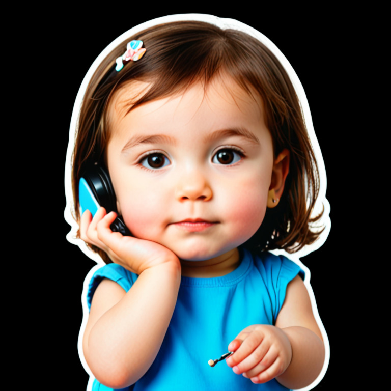 Making a Phone Call - Activity sticker for WhatsApp and Telegram