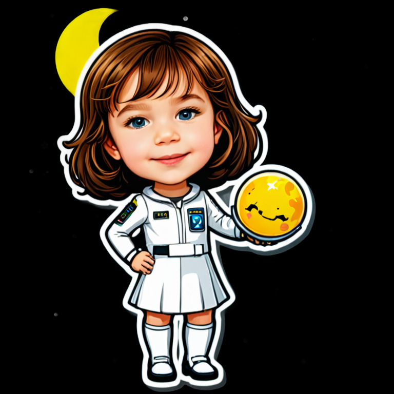 Nighttime Stargazing - Activity sticker for WhatsApp and Telegram