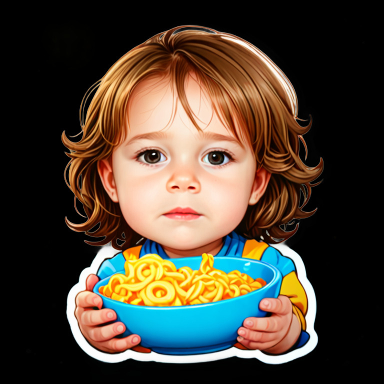 Hungry Craving - Smiley sticker for WhatsApp and Telegram