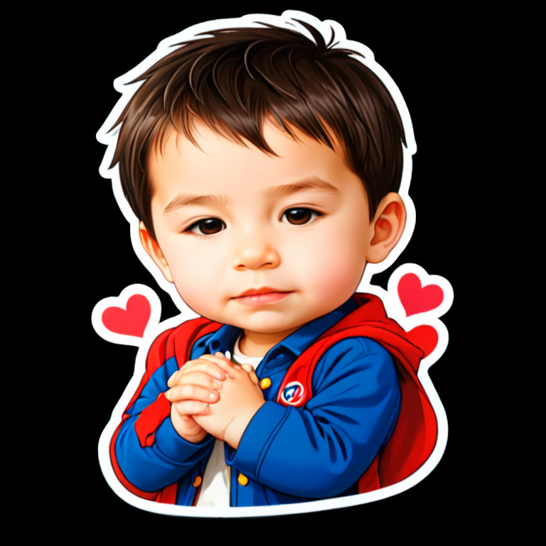Longing Gaze - People sticker for WhatsApp and Telegram
