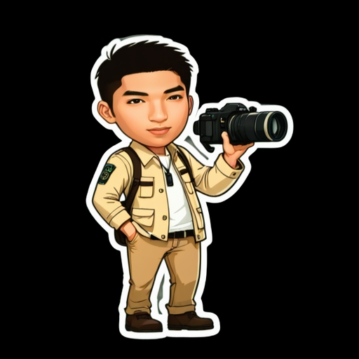 Safari Photo Snap - Travel and Place sticker for WhatsApp and Telegram