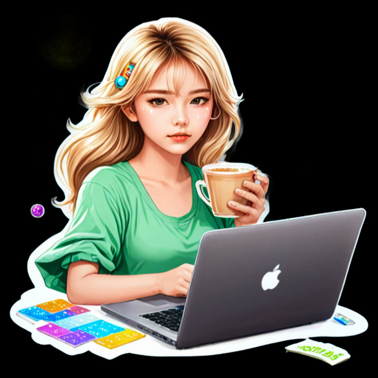 Desk Productivity - Activity sticker for WhatsApp and Telegram