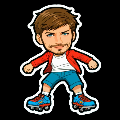 Inline Skating - Activity sticker for WhatsApp and Telegram