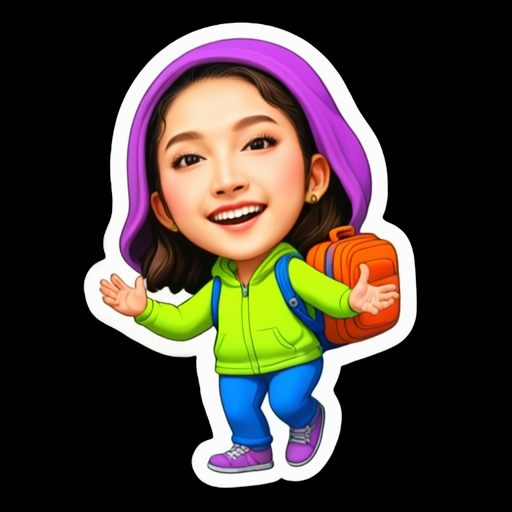 Airport Excitement - Travel and Place sticker for WhatsApp and Telegram