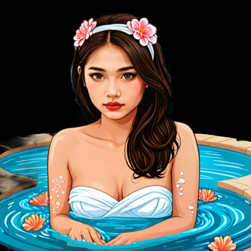 Spa Retreat - Travel and Place sticker for WhatsApp and Telegram