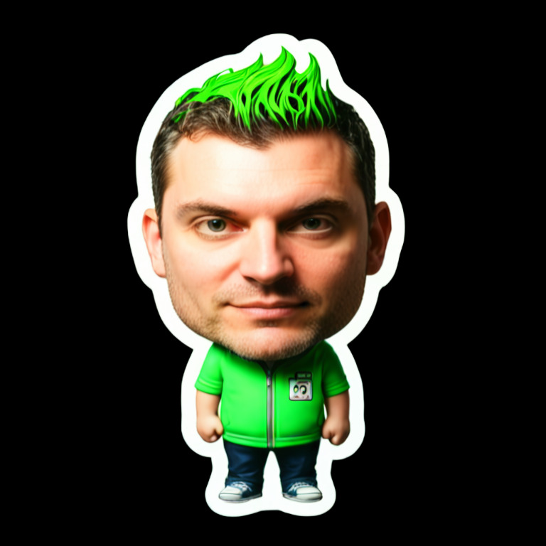 Create Sickly Miserable sticker with code SSkM Sickly Miserable - Smiley sticker for WhatsApp and Telegram