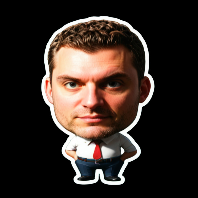 Heartfelt Sadness - Smiley sticker for WhatsApp and Telegram
