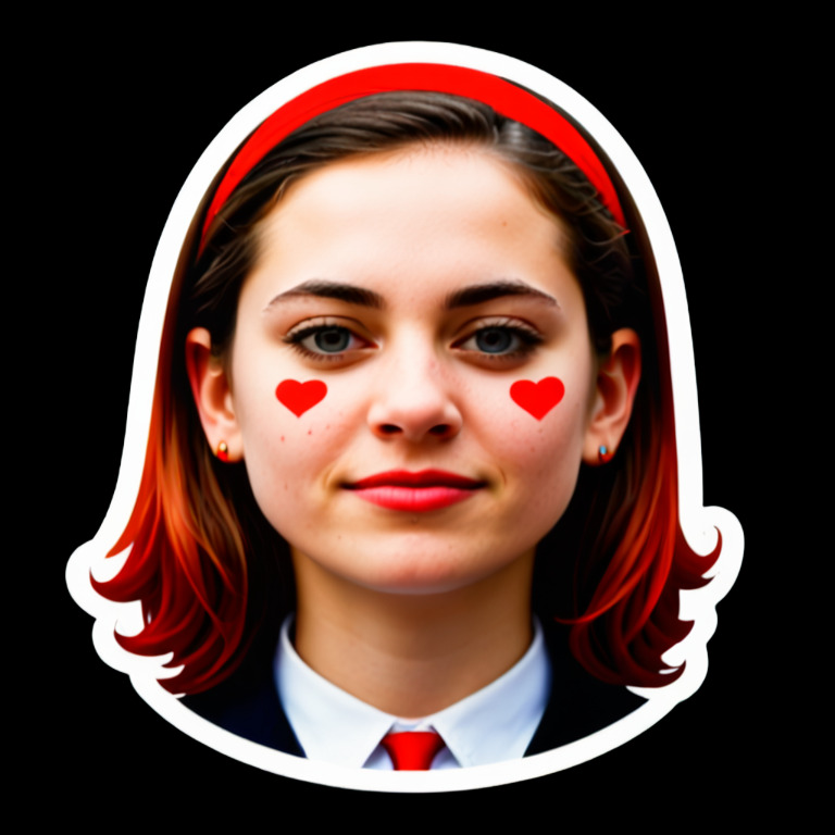 Flustered Blushing - Smiley sticker for WhatsApp and Telegram