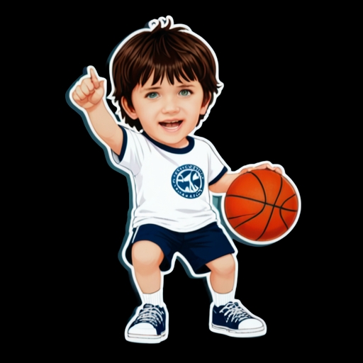 Basketball Dunk - Activity sticker for WhatsApp and Telegram