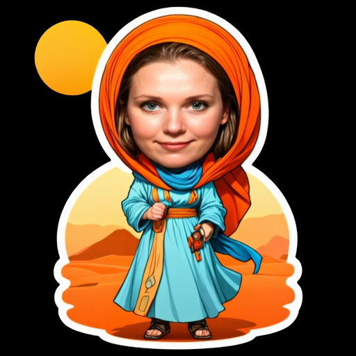 Camel Trek - Travel and Place sticker for WhatsApp and Telegram