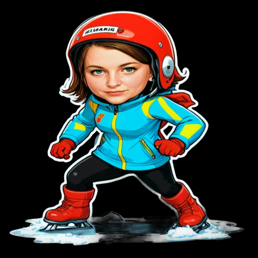 Bobsleigh Start - Activity sticker for WhatsApp and Telegram